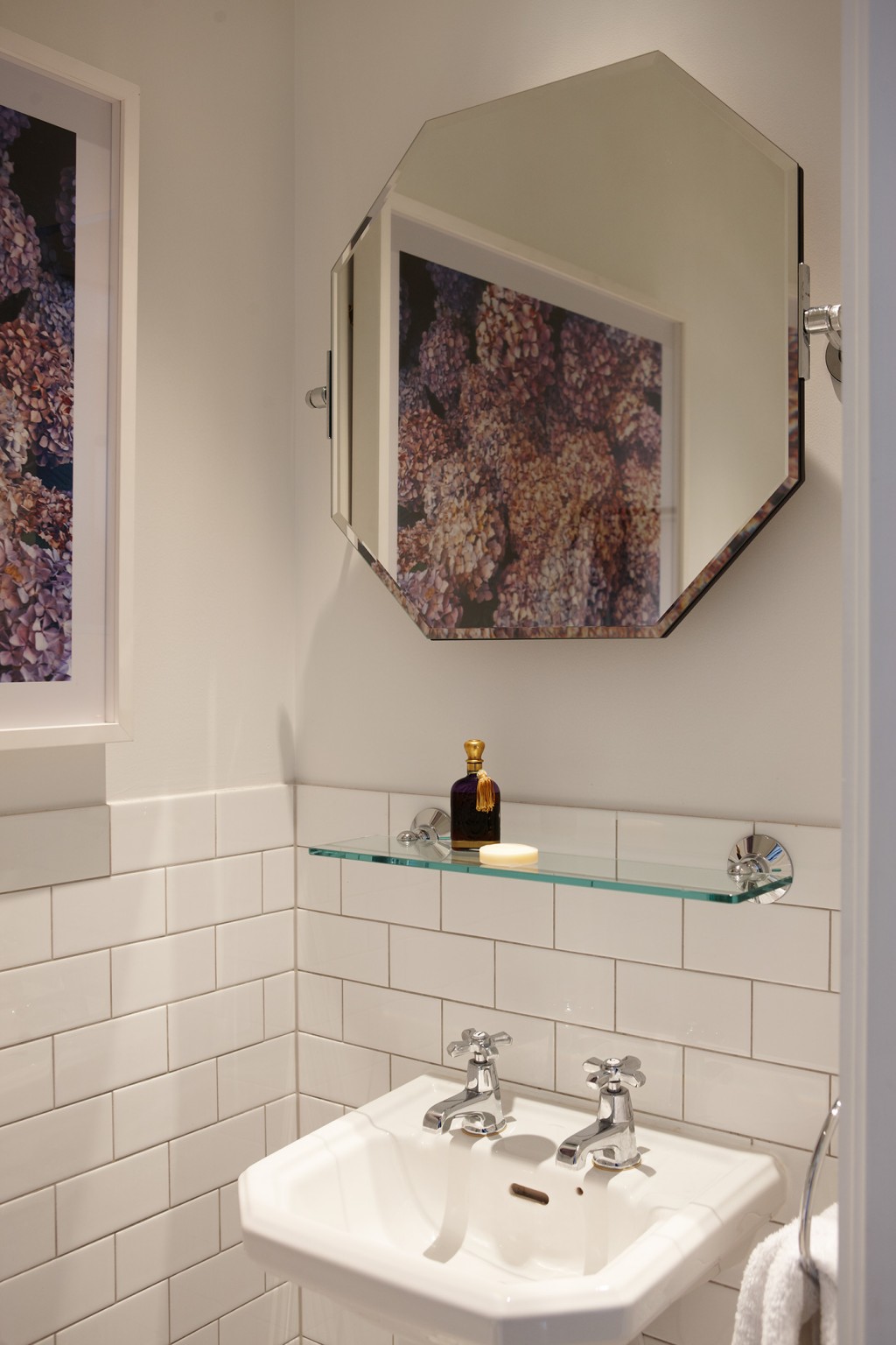 1920s luxury in the powder room. Photograph by Jackie Meiring.