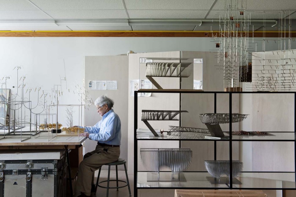 Michio Ihara in his studio. Photograph by Emily Andrews. 