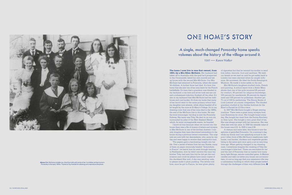 Karen's home opening spread