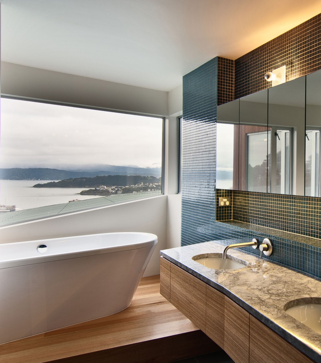 Wellington Parsonson Architects bathroom. Photograph by Paul McCredie.