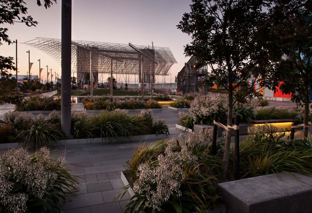 A view of 'Wind Tree' on the Auckland waterfront. Photograph by Simon Devitt. 