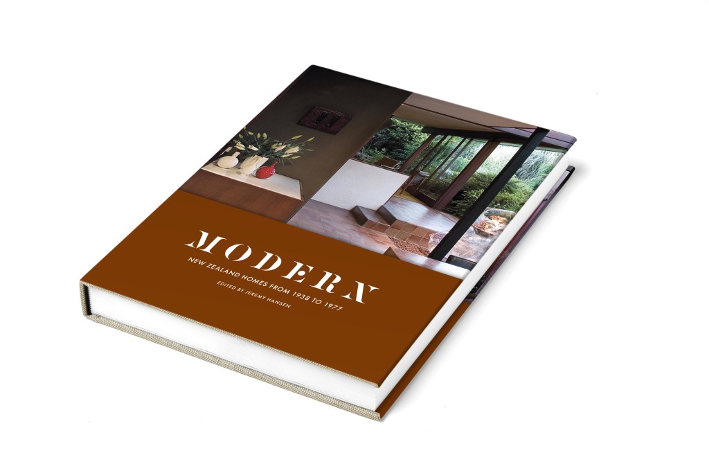 The book features a 1960s Raumati home by Reginald Uren on its cover, photographed by Patrick Reynolds. 