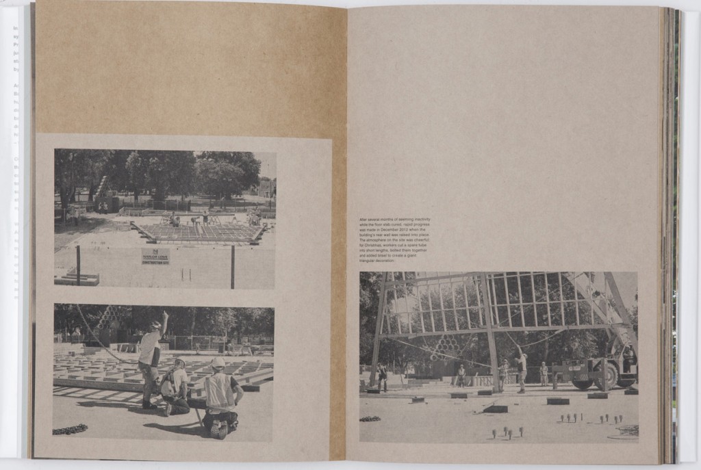 A large section of the book documents the cathedral's construction. 