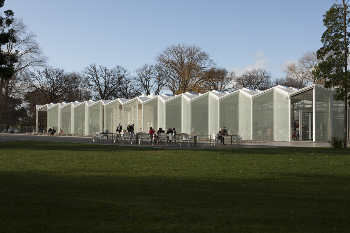Christchurch Botanic Gardens visitor centre. Photograph by Simon Devitt.