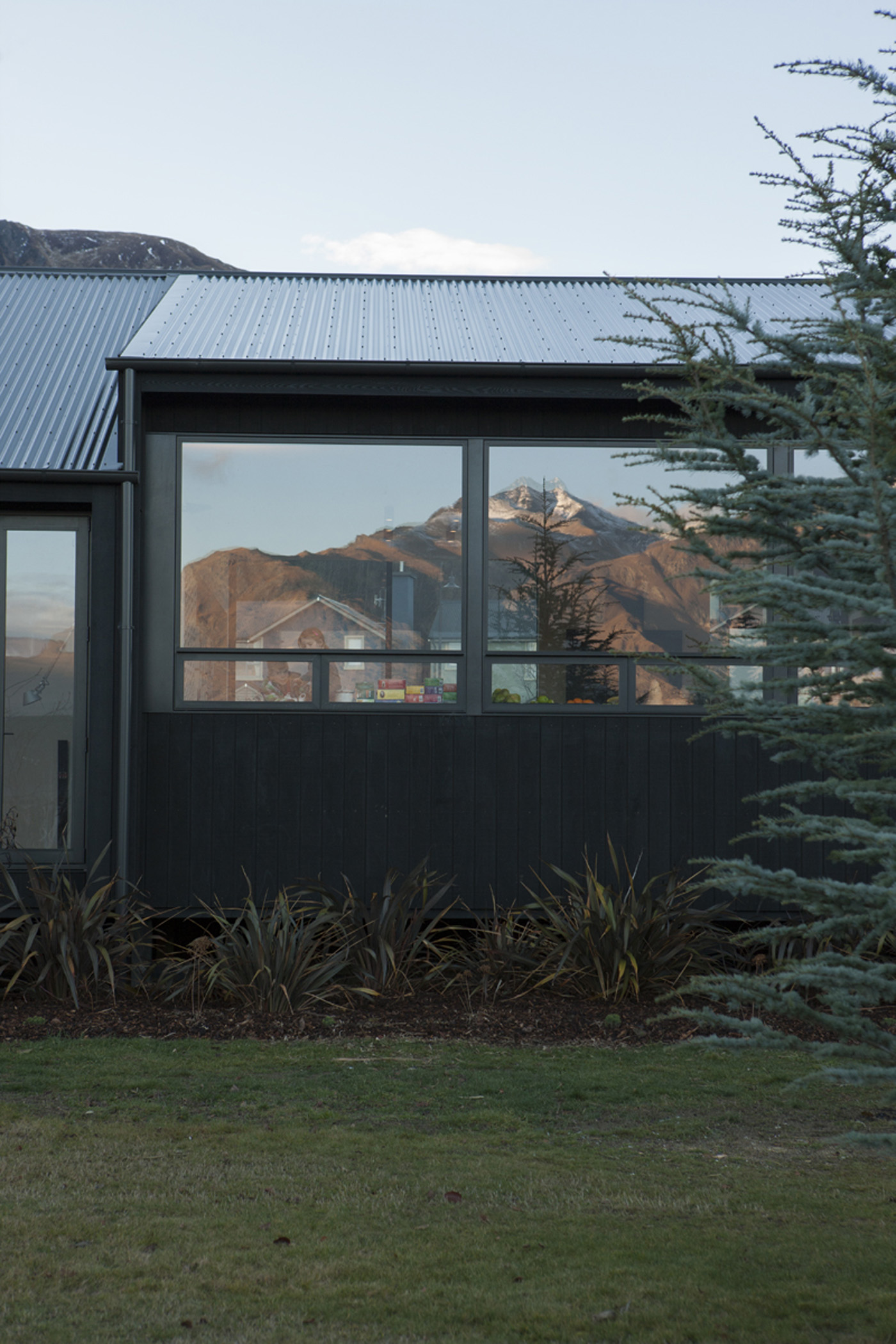 Justin and Louise Wright of Assembly Architects' Arrowtown home, which they designed themselves. Photograph by Simon Devitt.