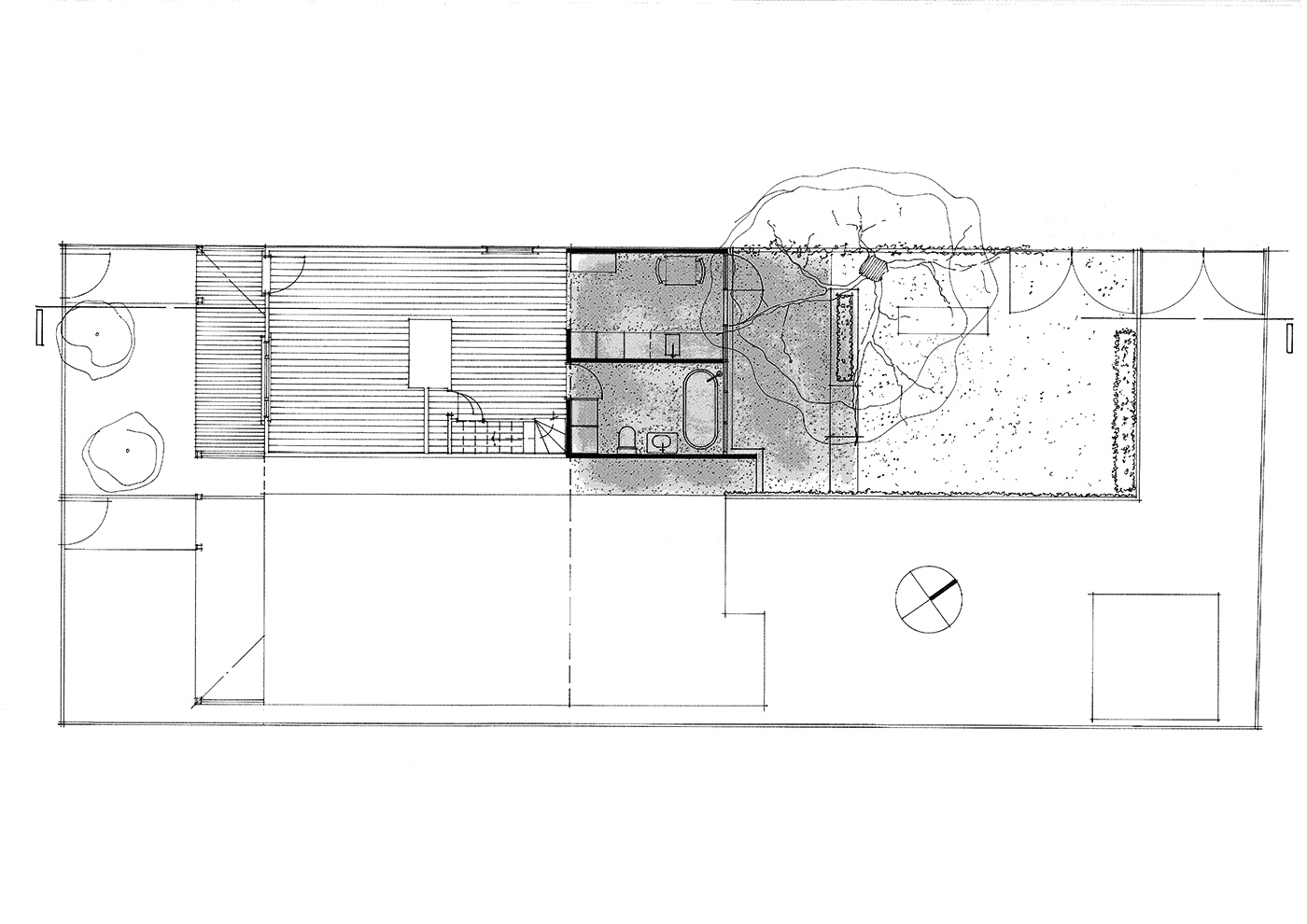 Arch Hill renovation floorplan.