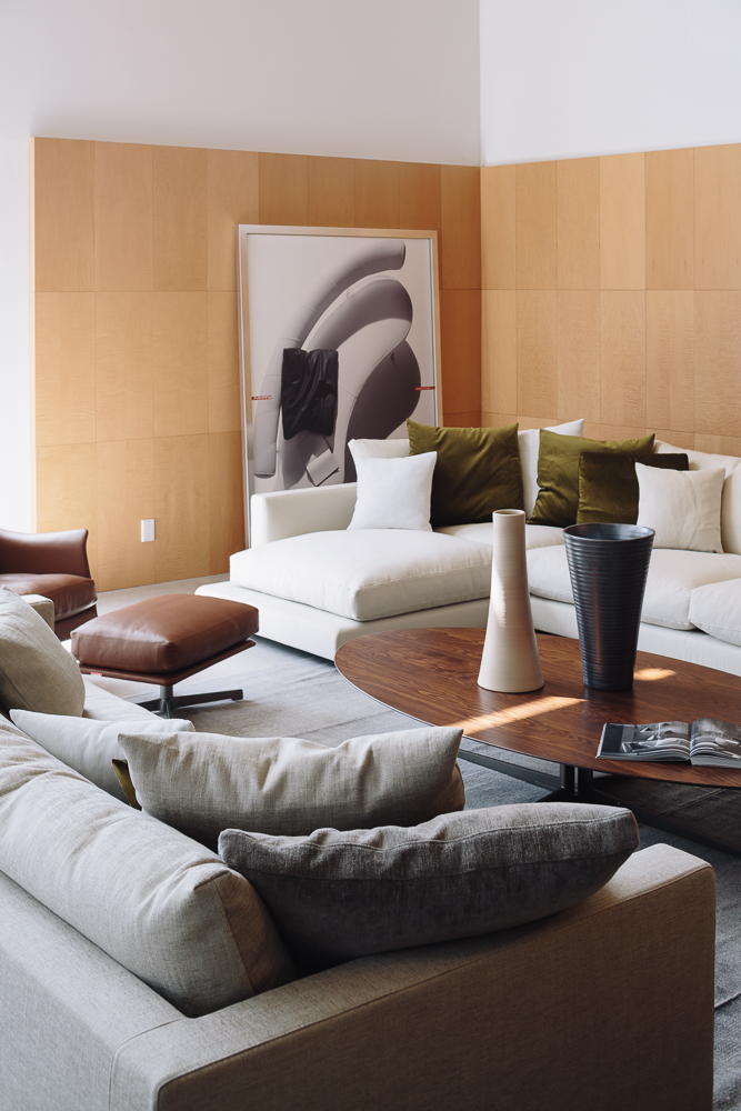 Flexform furniture in the Studio Italia showroom. Photograph by Simon Wilson.