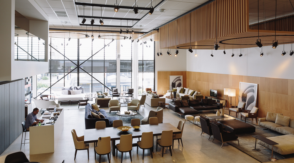 The 1,900 square-metre showroom is 25 percent bigger than Studio Italia's previous space. Photograph by Simon Wilson.