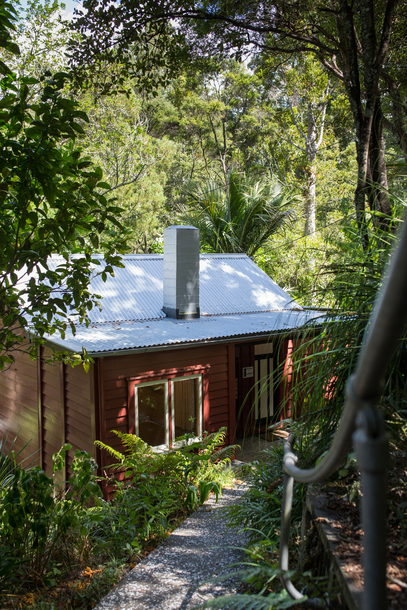 The home in Titirangi, Auckland, that Colin McCahon occupied with his family in the 1950s. It is now a museum dedicated to the artist. Photograph by Jeremy Toth.