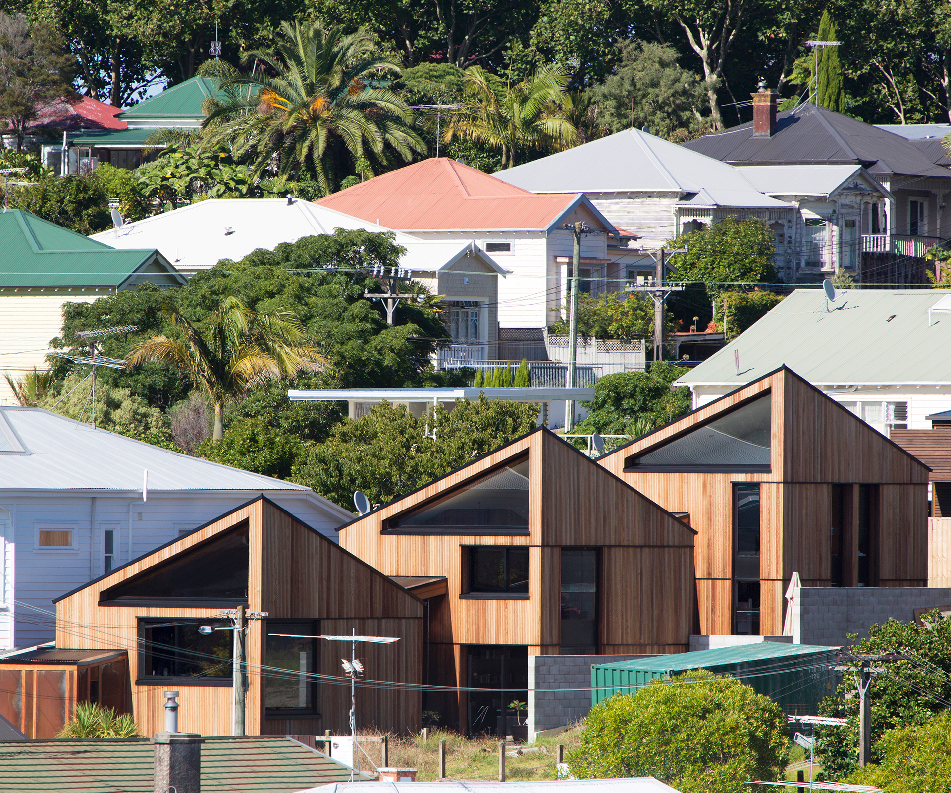 The E-Type House in Grey Lynn, Auckland, by Richard Naish of RTA Studio. Photograph by Patrick Reynolds.