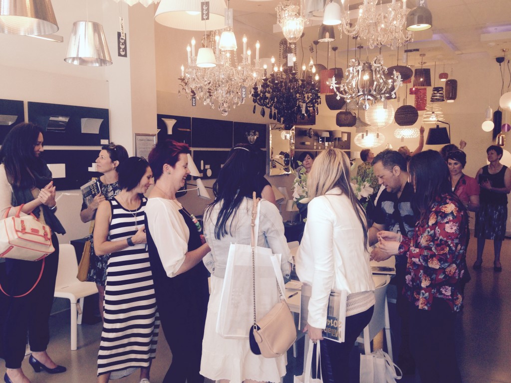 Style Safari guests watched a presentation of the latest lighting, furniture and interior developments from the Milan Furniture Fair at ECC and KS Lighting at last year's Christchurch event. 