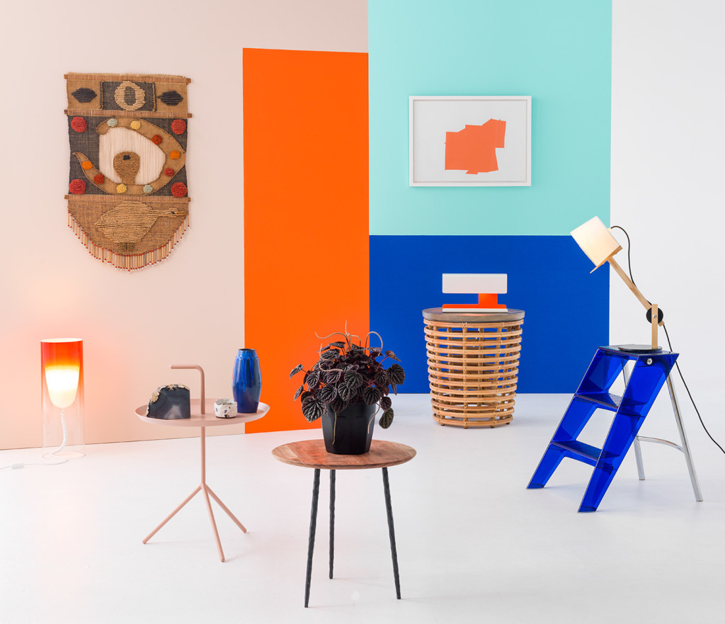 Side tables and lamps