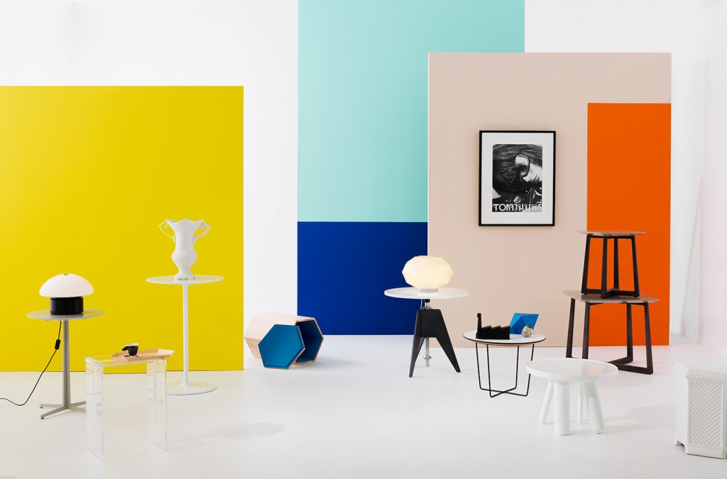 Side tables and lamps