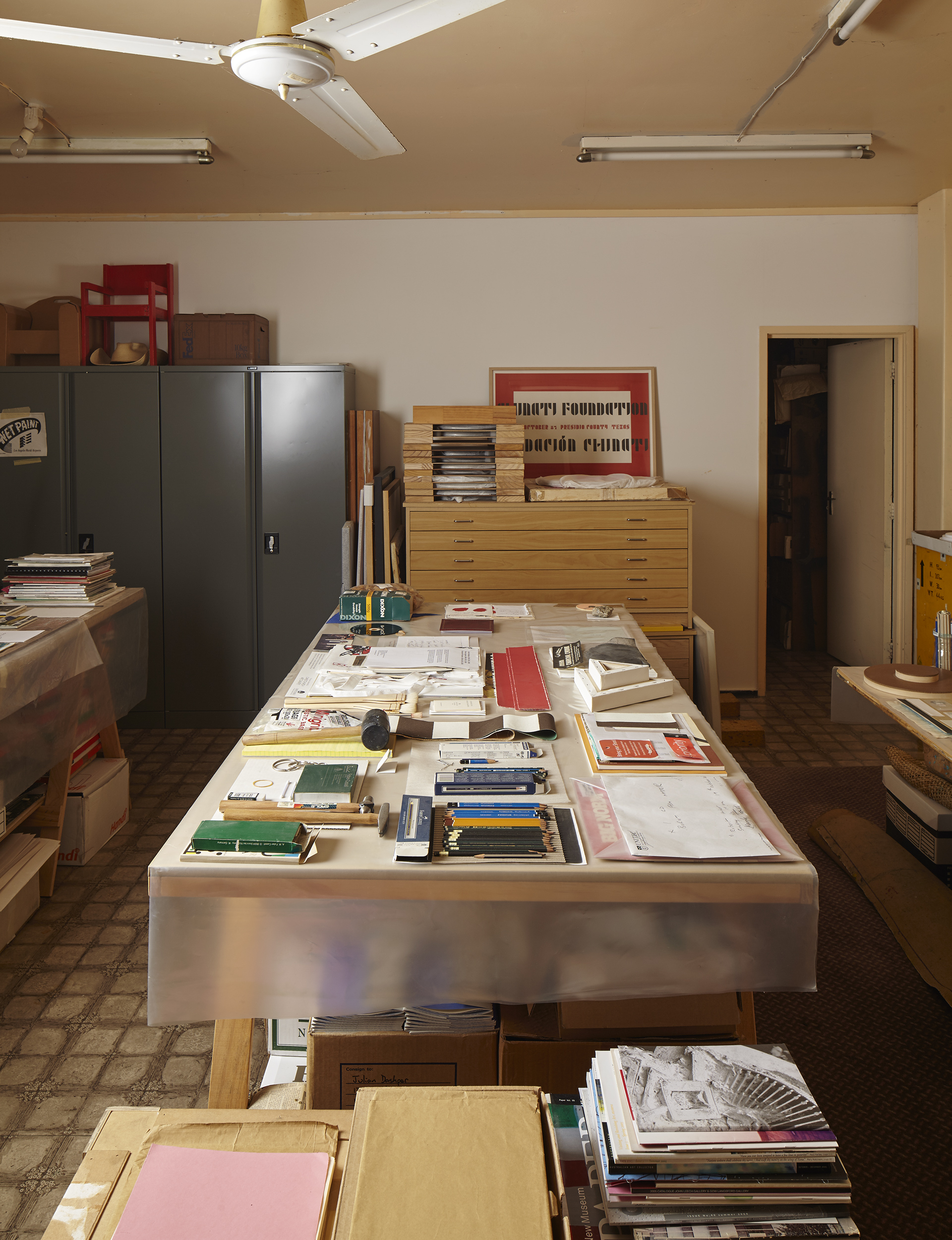 HE0216_Four painters_Julian_Dashper_Studio_0009