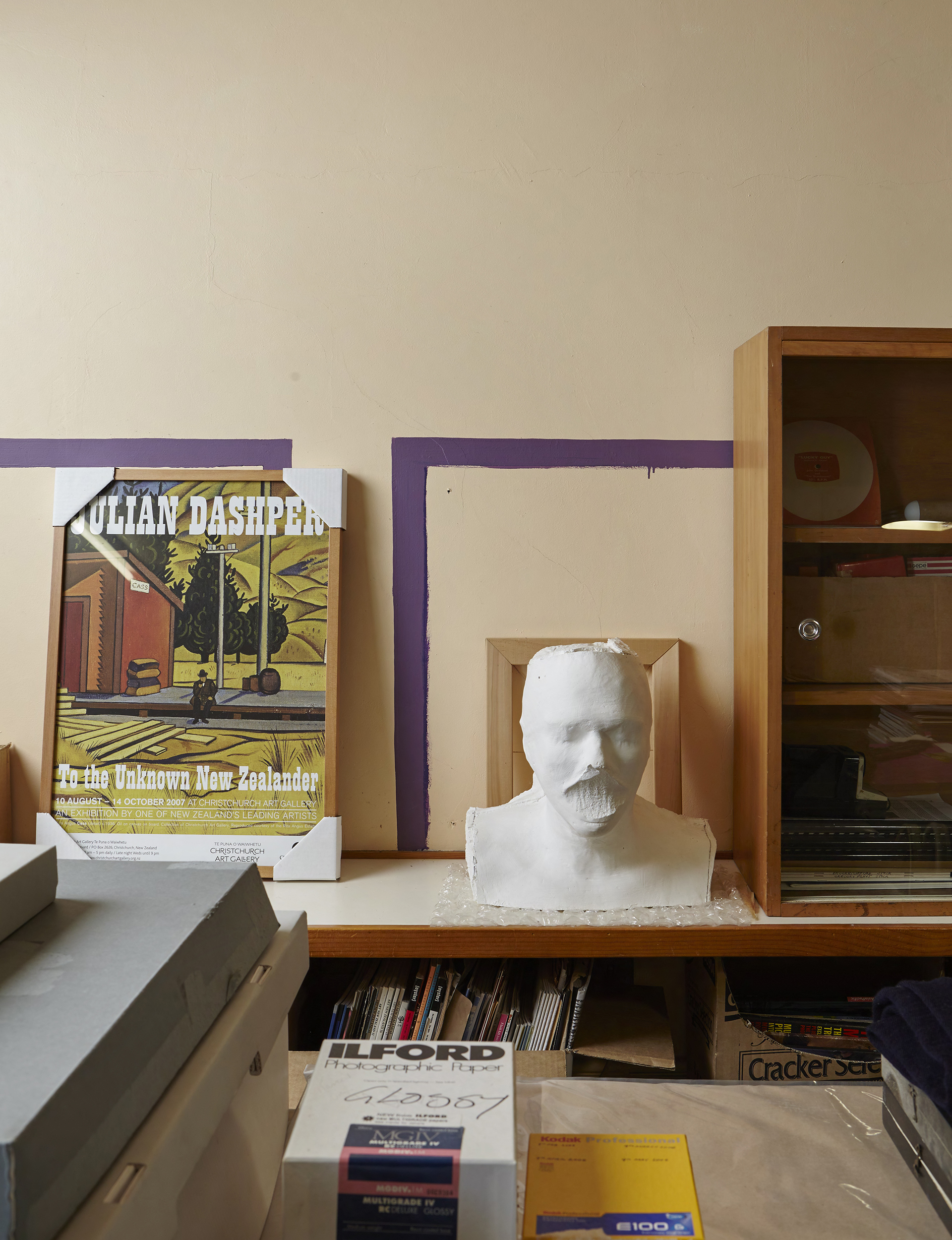 HE0216_Four painters_Julian_Dashper_Studio_0039