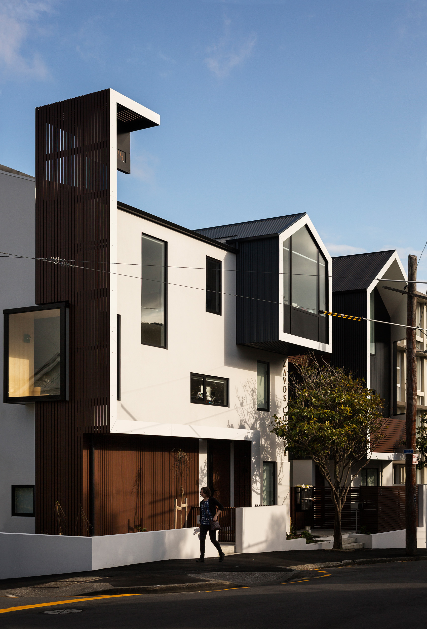 The apartments in Wellington's Mount Victoria. Photo by Jeff Brass. 