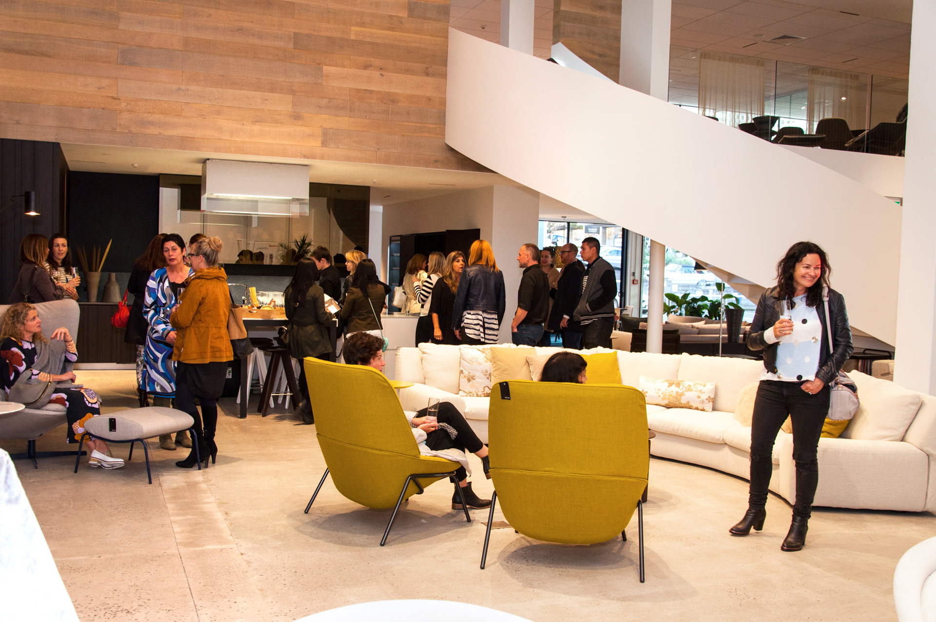 Style Safari guests at Studio Italia's Auckland showroom. 