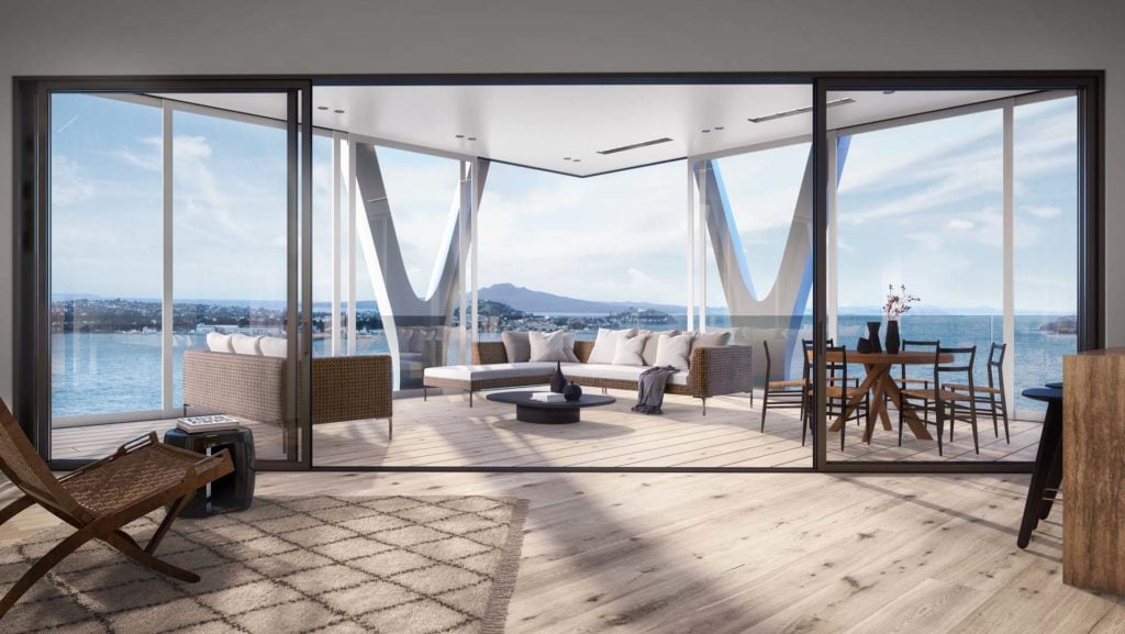 Many of the apartments in The International feature generous conservatories suitable for indoor-outdoor living year-round.