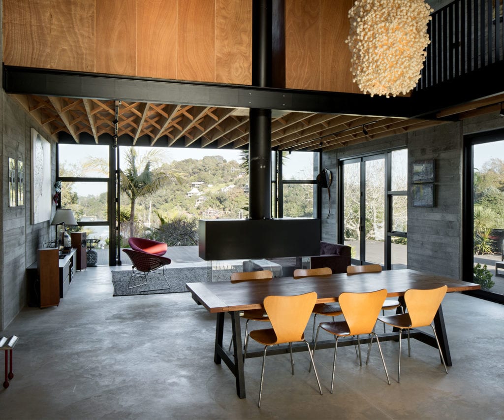 Waheed Hause This Waiheke house was designed to be part boatshed, part cathedral