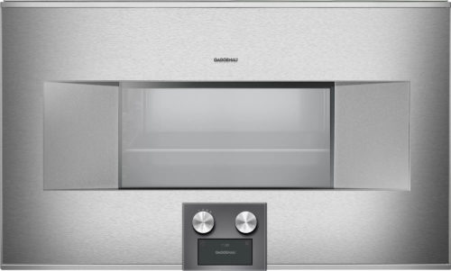 Gaggenau Combi-steam oven 400 series  Stainless steel-backed full glass door