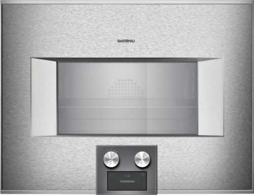 Gaggenau Combi-steam oven 400 series  Stainless steel-backed full glass door