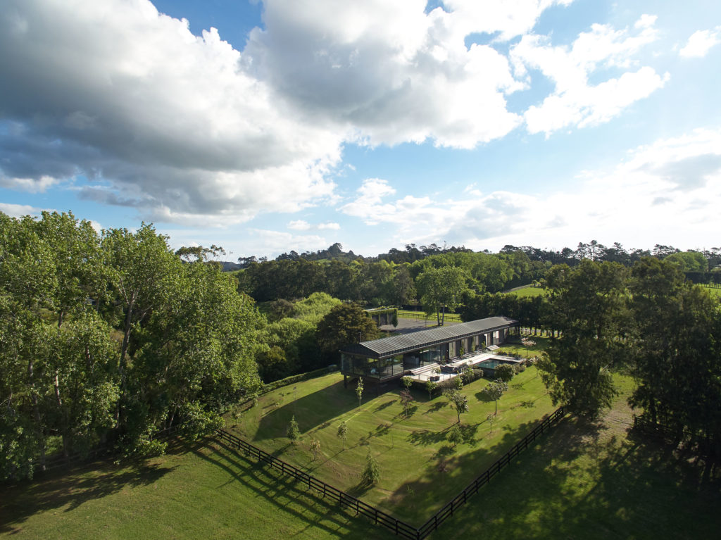 The home seen from above