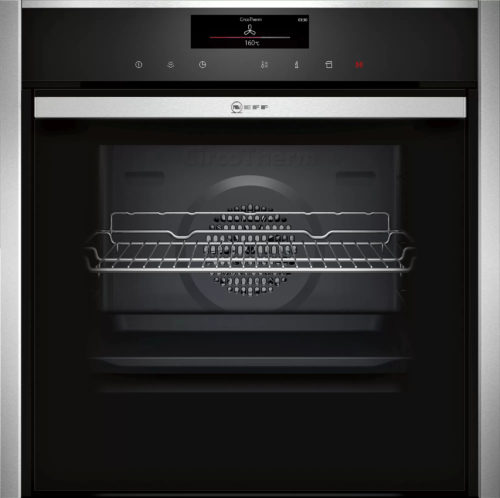 NEFF Slide&Hide N 90 Built-in oven with steam function 60 x 60 cm Stainless steel