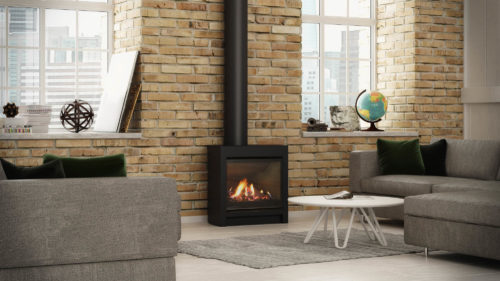 DFS Freestanding Gas Fireplace