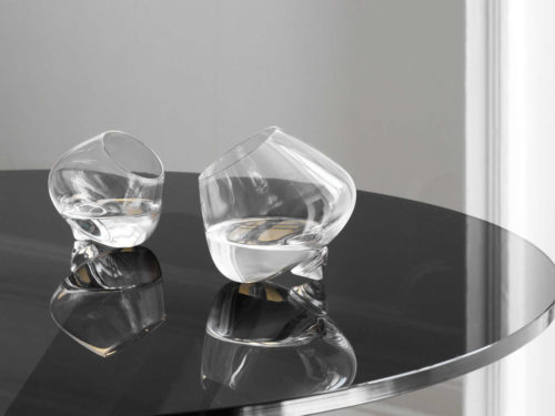 Cognac glasses by Rikke Hagen for Normann Copenhagen
